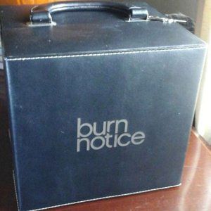 RARE Burn Notice TV Show Collectible Promo Martini Travel Cocktail Set w/ Lock